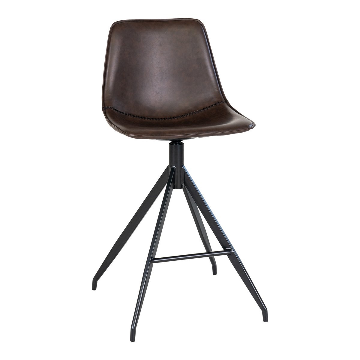 KantoormeubelenPlus Monaco Counter Chair - Bruin - set van 2