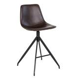 KantoormeubelenPlus Monaco Counter Chair - Bruin - set van 2