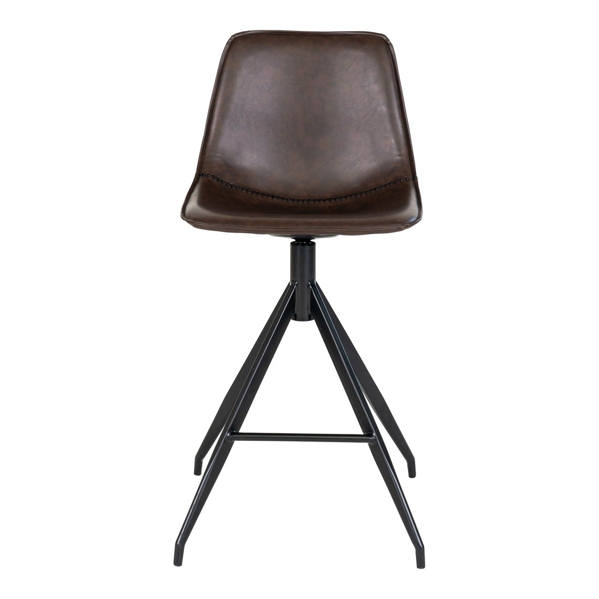 KantoormeubelenPlus Monaco Counter Chair - Bruin - set van 2