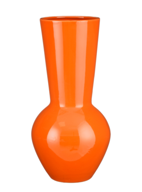 KantoormeubelenPlus Lora Vaas - H45 x Ø23 cm - Keramiek - Oranje