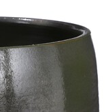 VidaXL Lester Bloempot - H31 x Ø33 cm - Terracotta - Groen