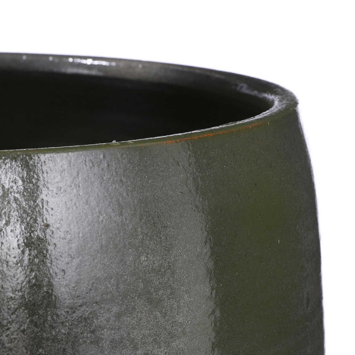 VidaXL Lester Bloempot - H31 x Ø33 cm - Terracotta - Groen