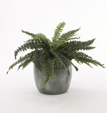 VidaXL Lester Bloempot - H31 x Ø33 cm - Terracotta - Groen