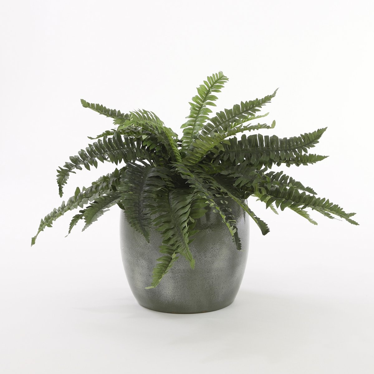 VidaXL Lester Bloempot - H31 x Ø33 cm - Terracotta - Groen