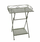 VidaXL Provence Plantentafel voor Buiten - L50,5 x B39 x H67 cm - Lichtgroen
