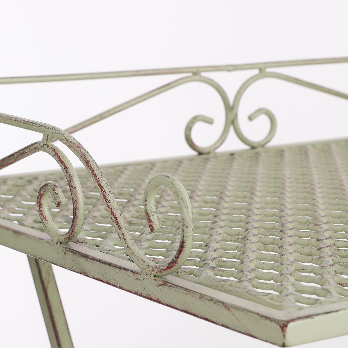 VidaXL Provence Plantentafel voor Buiten - L50,5 x B39 x H67 cm - Lichtgroen