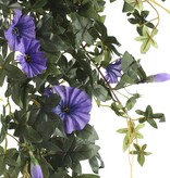 KantoormeubelenPlus Petunia Kunst Hangplant - L15 x B20 x H80 cm - Donkerpaars