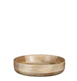 Tomar Schaal - H4,5 x Ø20 cm - 100% FSC Mangohout - Lichtbruin