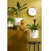 VidaXL Aries Bloempot op Standaard - Set van 3 - H32 x Ø24 cm - Wit