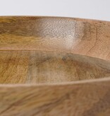 Tomar Schaal - H4,5 x Ø20 cm - 100% FSC Mangohout - Lichtbruin