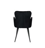 KantoormeubelenPlus Vleugelstoel zwart (Set van 2)