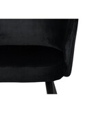 KantoormeubelenPlus Vleugelstoel zwart (Set van 2)