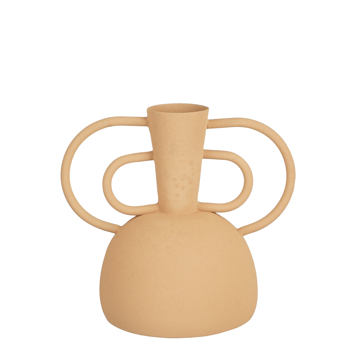 VidaXL Vario Vaas - L25 x B16 x H22,5 cm - Metaal - Perzik