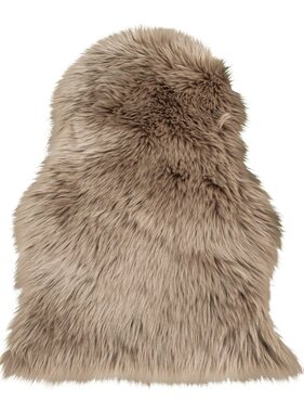 KantoormeubelenPlus Lamsvacht Kunst - Kunstlamsvacht in champignon 50x85 cm