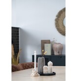 Decoratie - Decoratie in cement, beige, 5,5x5,5x10 cm