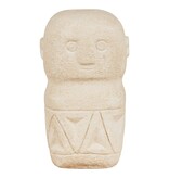 Decoratie - Decoratie in cement, beige, 5,5x5,5x10 cm