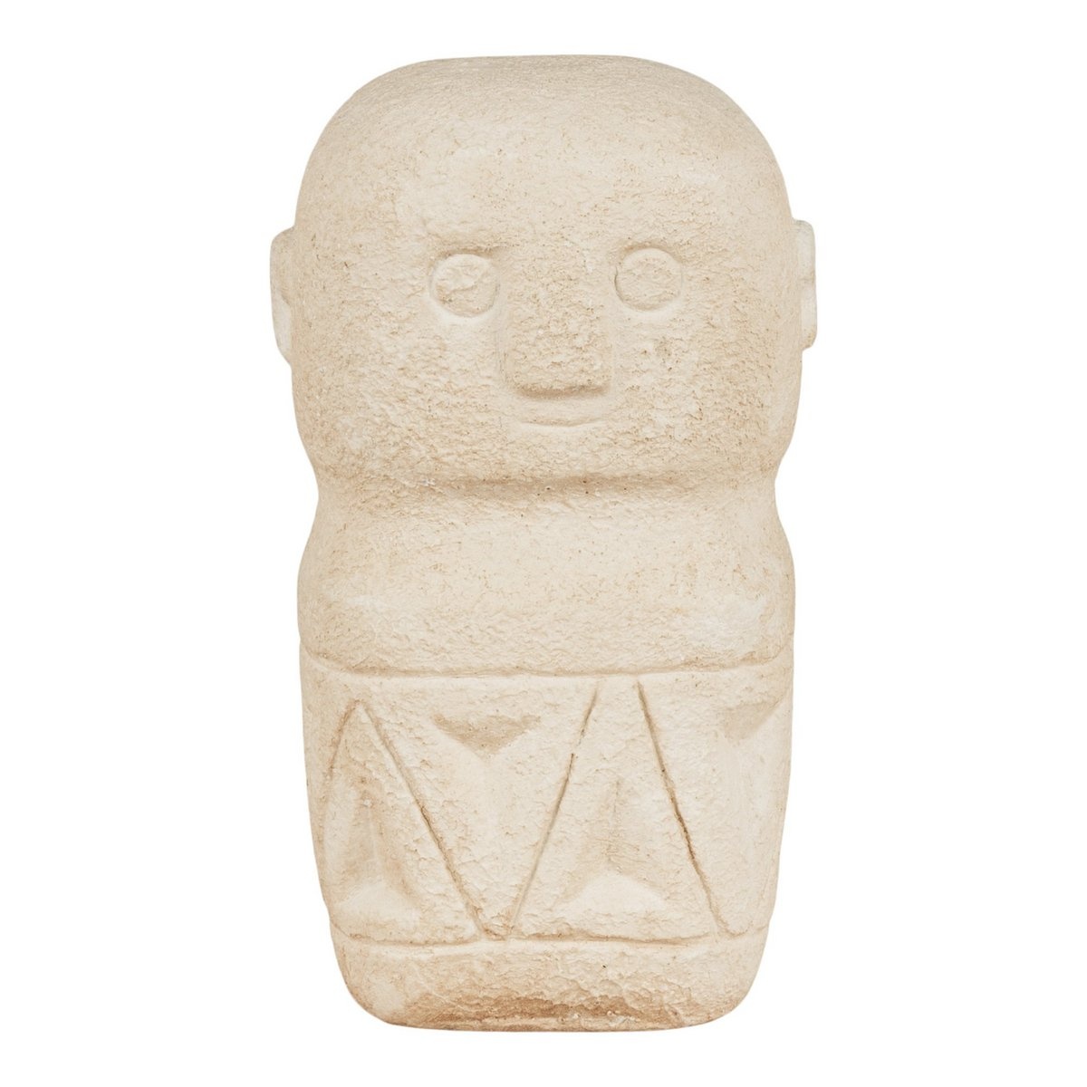 KantoormeubelenPlus Decoratie - Decoratie in cement, beige, 5,5x5,5x10 cm