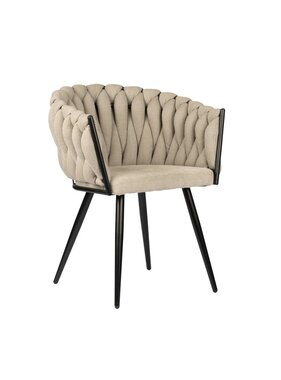 KantoormeubelenPlus Wave stoel beige (Set van 2)