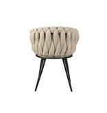 KantoormeubelenPlus Wave stoel beige (Set van 2)