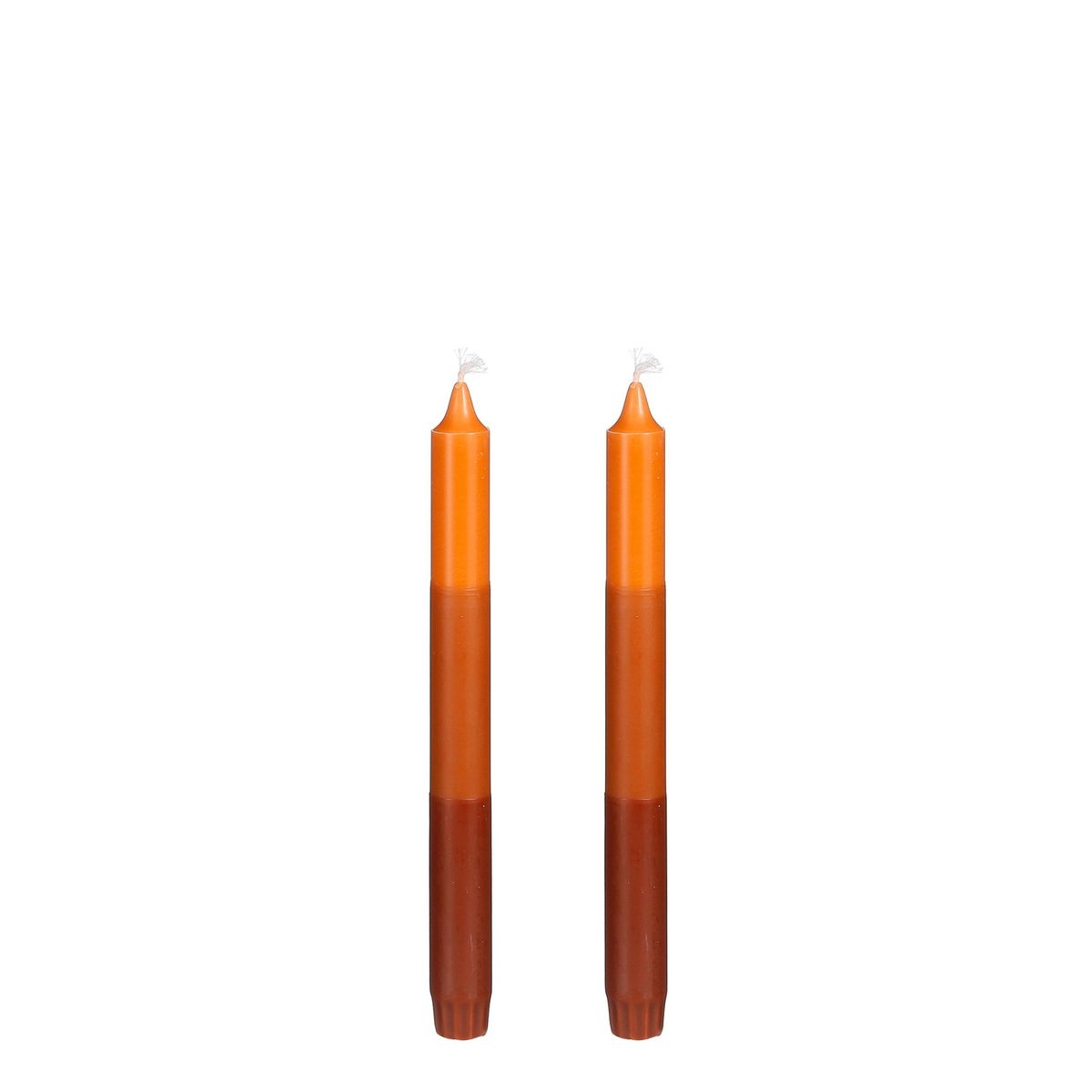 KantoormeubelenPlus Dip-dye Dinerkaars - Set van 2 - H25 cm - Oranje