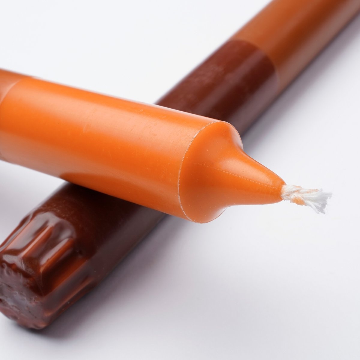 KantoormeubelenPlus Dip-dye Dinerkaars - Set van 2 - H25 cm - Oranje