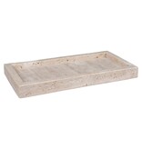 KantoormeubelenPlus Dienblad - Dienblad, travertijn, naturel, 30,5x15 cm