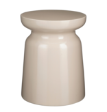 VidaXL Stage Bijzettafel - H45 x Ø35 cm - Cement - Beige