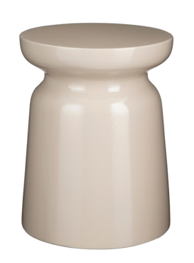 VidaXL Stage Bijzettafel - H45 x Ø35 cm - Cement - Beige