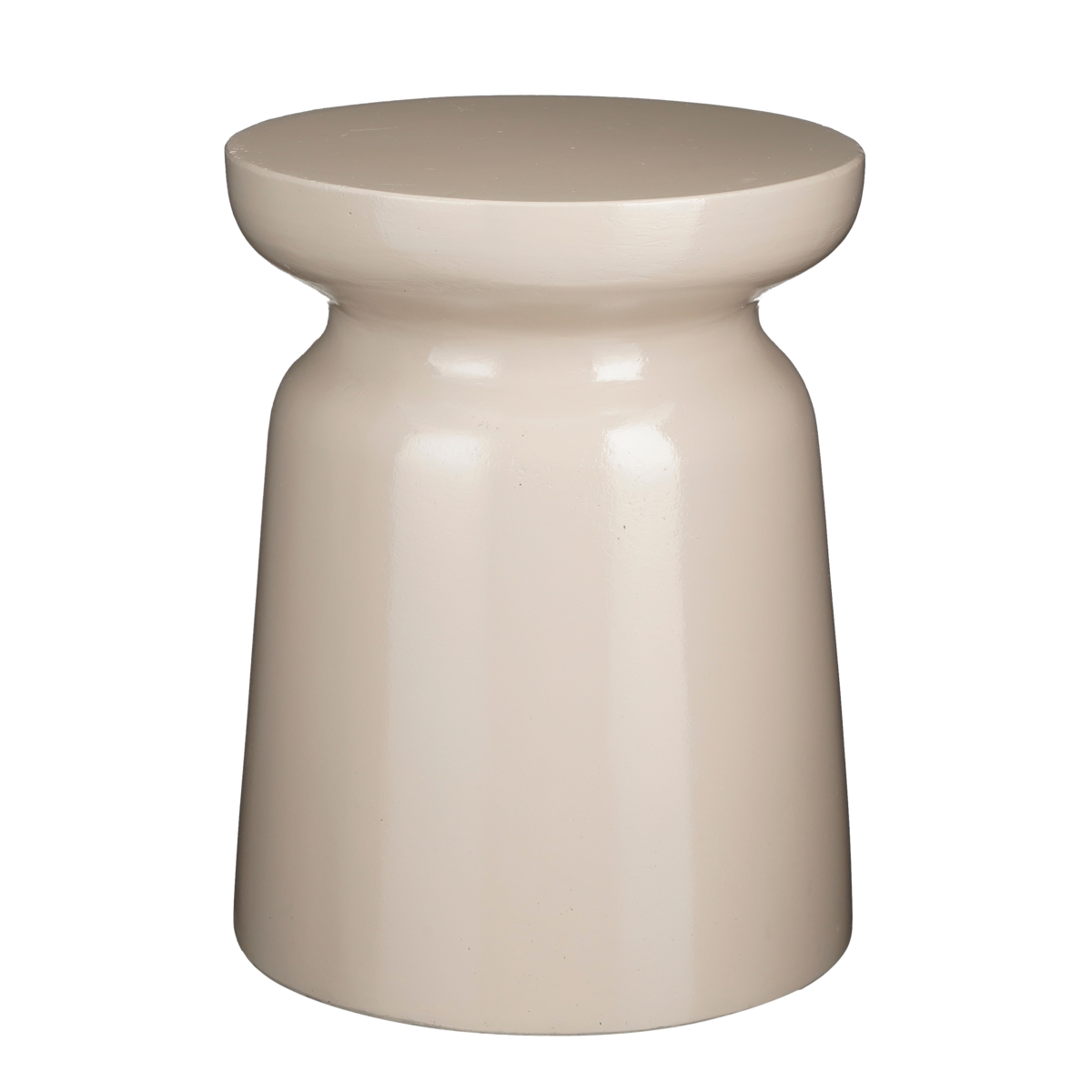 VidaXL Stage Bijzettafel - H45 x Ø35 cm - Cement - Beige