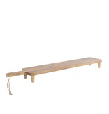 VidaXL Centennial Serveerplank - L76 x B15 x H7 cm - 100% FSC Mangohout - Bruin