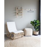 KantoormeubelenPlus Bombay Rug - Vloerkleed van gevlochten jute, natuur, ovaal, 140x200 cm