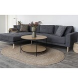 KantoormeubelenPlus Bombay Rug - Vloerkleed van gevlochten jute, natuur, ovaal, 140x200 cm