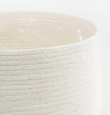 VidaXL Jorck Mand voor Planten - Set van 3 - H24 x Ø26 cm - Off White