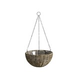 VidaXL Luso Hangende Mand voor Planten - H60 x Ø30 cm - Kunststof - Bruin