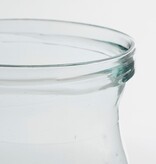 VidaXL Jive Vaas - H30 x Ø23,5 cm - Gerecycled Glas - Transparant