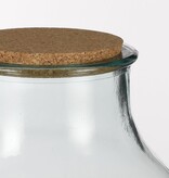 Olly Vaas - H38 x Ø29 cm - Gerecycled Glas - Transparant