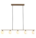 KantoormeubelenPlus Halifax hanger - hanger, messing, stoffen koord van 150 cm