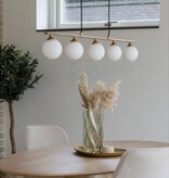 KantoormeubelenPlus Halifax hanger - hanger, messing, stoffen koord van 150 cm