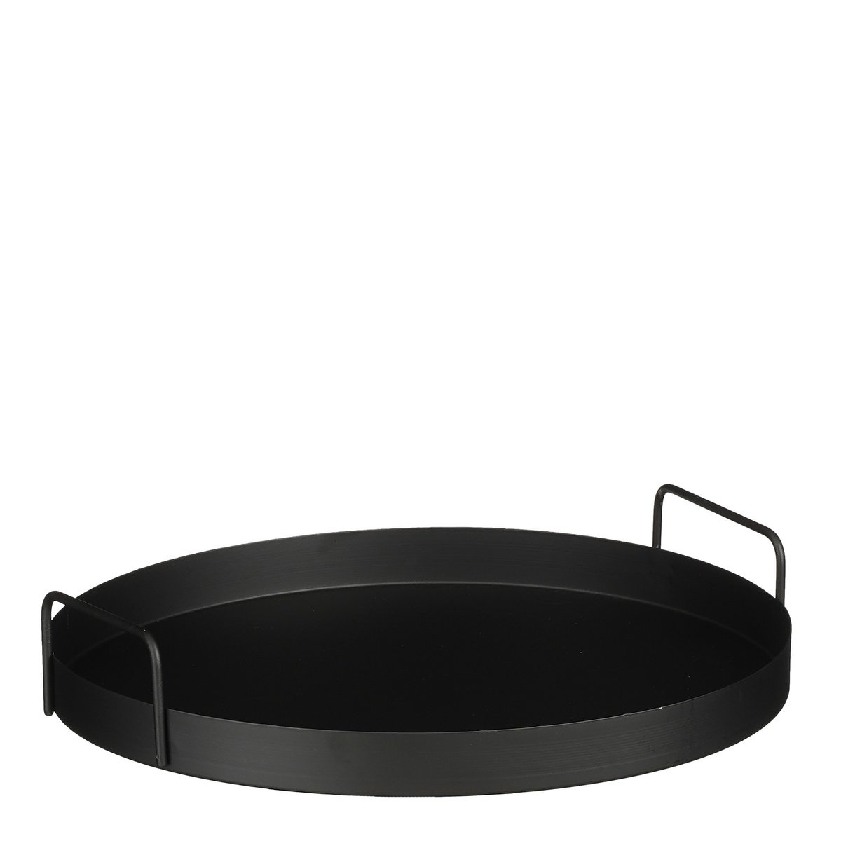 VidaXL Razz Dienblad - H6,5 x Ø35 cm - Metaal - Zwart