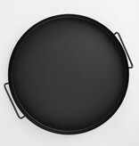 VidaXL Razz Dienblad - H6,5 x Ø35 cm - Metaal - Zwart