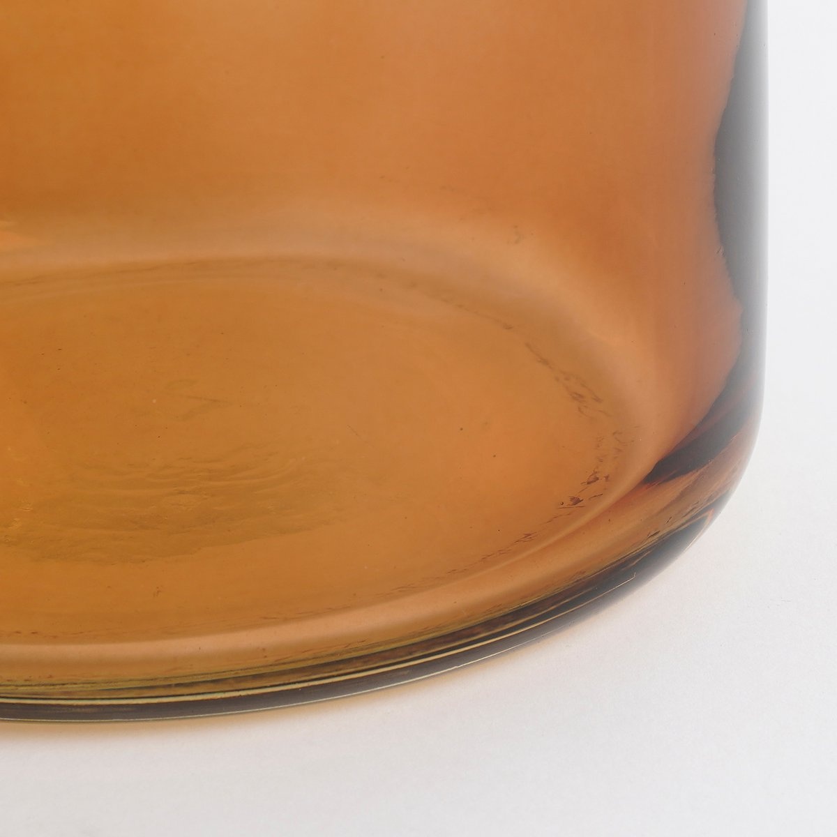 VidaXL Regal Fles Vaas - H30 x Ø16 cm - Glas - Bruin