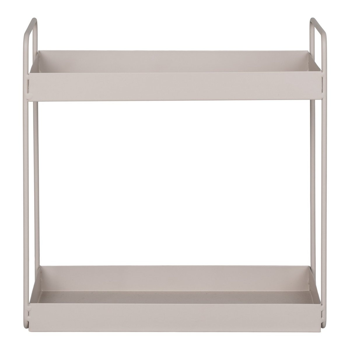 Rabo Staande Dubbele Plank - Staande Dubbele Plank, staal, zand, 2 planken, 30x15x31 cm