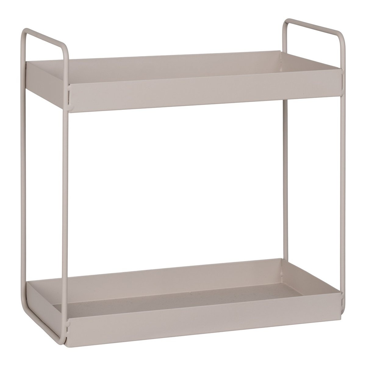 Rabo Staande Dubbele Plank - Staande Dubbele Plank, staal, zand, 2 planken, 30x15x31 cm