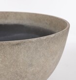 VidaXL Bravo Plantenschaal - H17 x Ø35 cm - Lichtgewicht Kunststof - Beige
