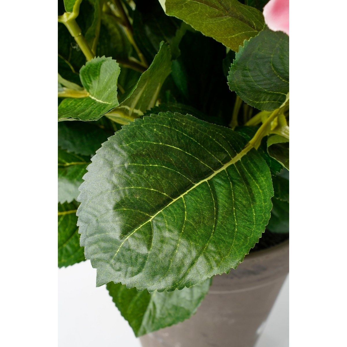 VidaXL Hortensia Kunstplant in Bloempot Stan - H45 x Ø45 cm - Roze