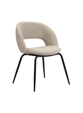 VidaXL Regenboogstoel Beige (Set van 2)