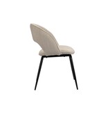 VidaXL Regenboogstoel Beige (Set van 2)