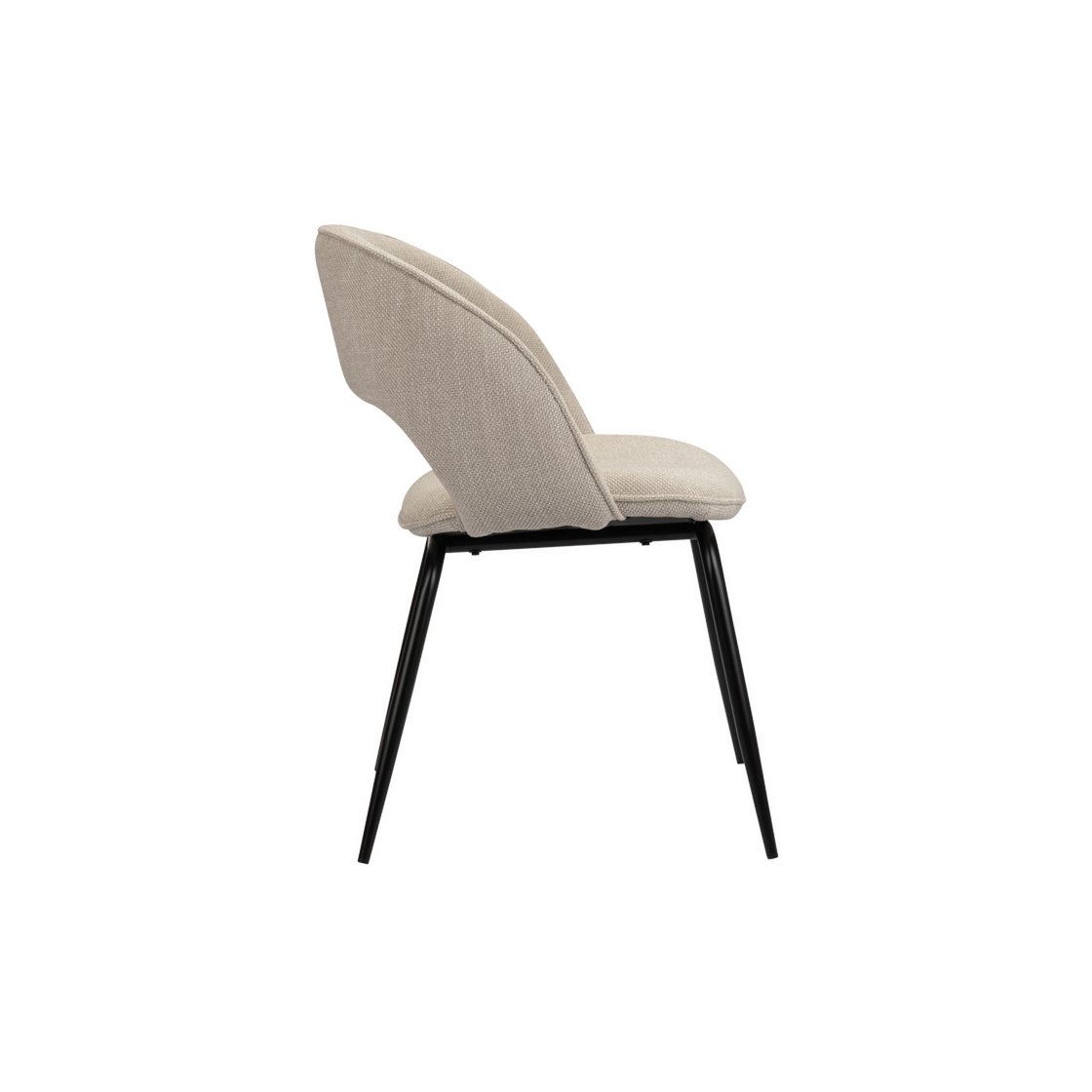 VidaXL Regenboogstoel Beige (Set van 2)