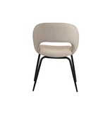 VidaXL Regenboogstoel Beige (Set van 2)