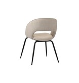 VidaXL Regenboogstoel Beige (Set van 2)
